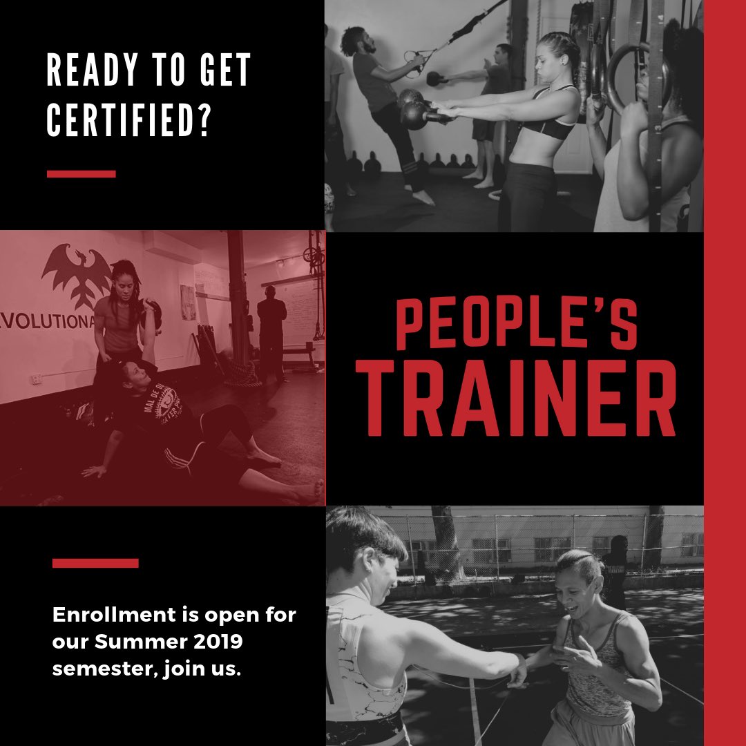 RevFitRadio's tweet photo. 2/4 Our People's Trainer certification has been developing high level trainers and coaches with a social purpose since 2015, using fitness as a platform for social change.#PeopleTrainers #RevFit #RevFitAcademy #LetsMoveTogether https://t.co/To5fNNXlA0