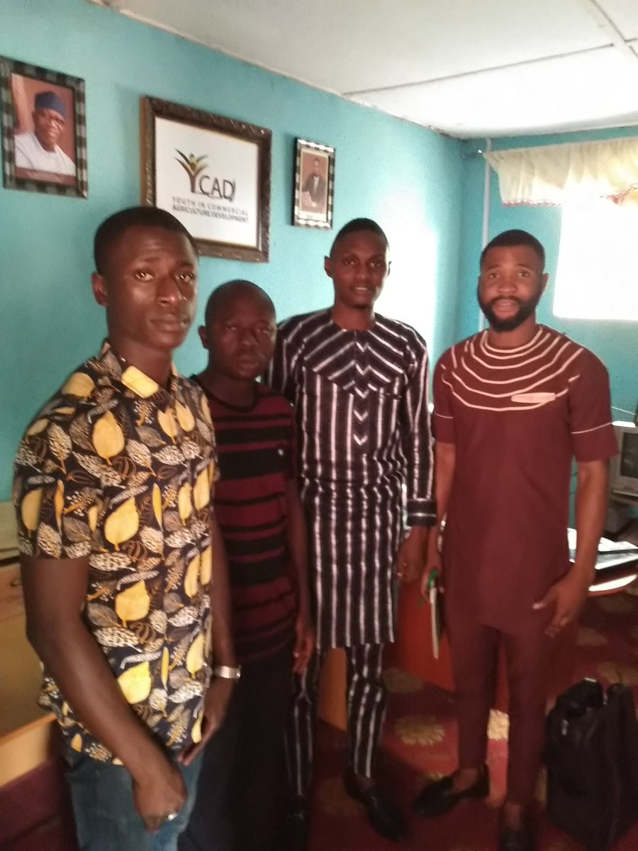 iam_sheyzylee's tweet photo. We had a comprehensive discussion with the president of YCAD on how to move Agrarian club to the next level and also making him a speaker among those who will present on the program.... #AGRARIANCLUB...#YCAD https://t.co/49qVR0O125