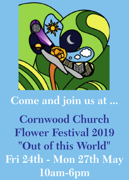 Why not head on over to the Cornwood Church Flower Festival this Friday to Monday from 10am-6pm...