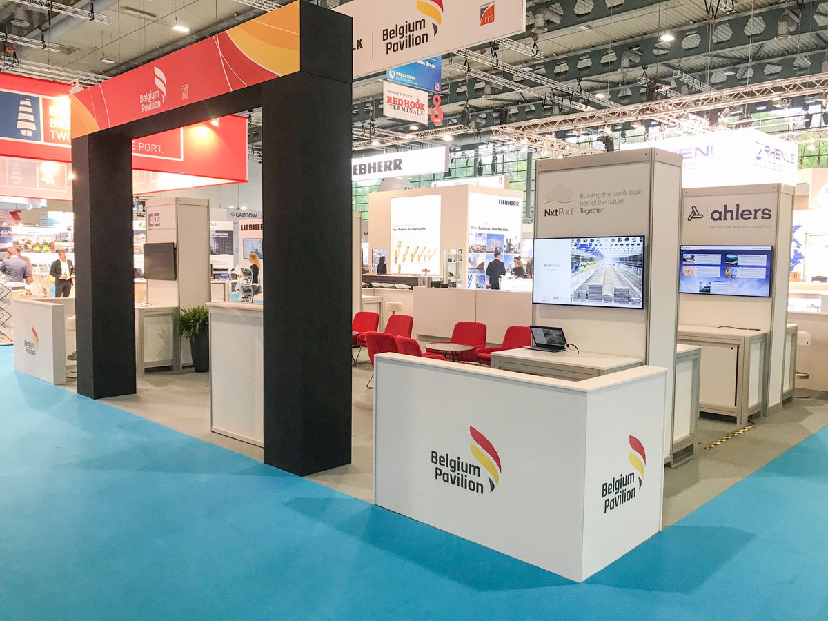 NxtPortNews's tweet photo. #NxtPort stand @Break_Bulk in Bremen, Come visit us to discover #Bulkchain! https://t.co/hafMTnLK0u