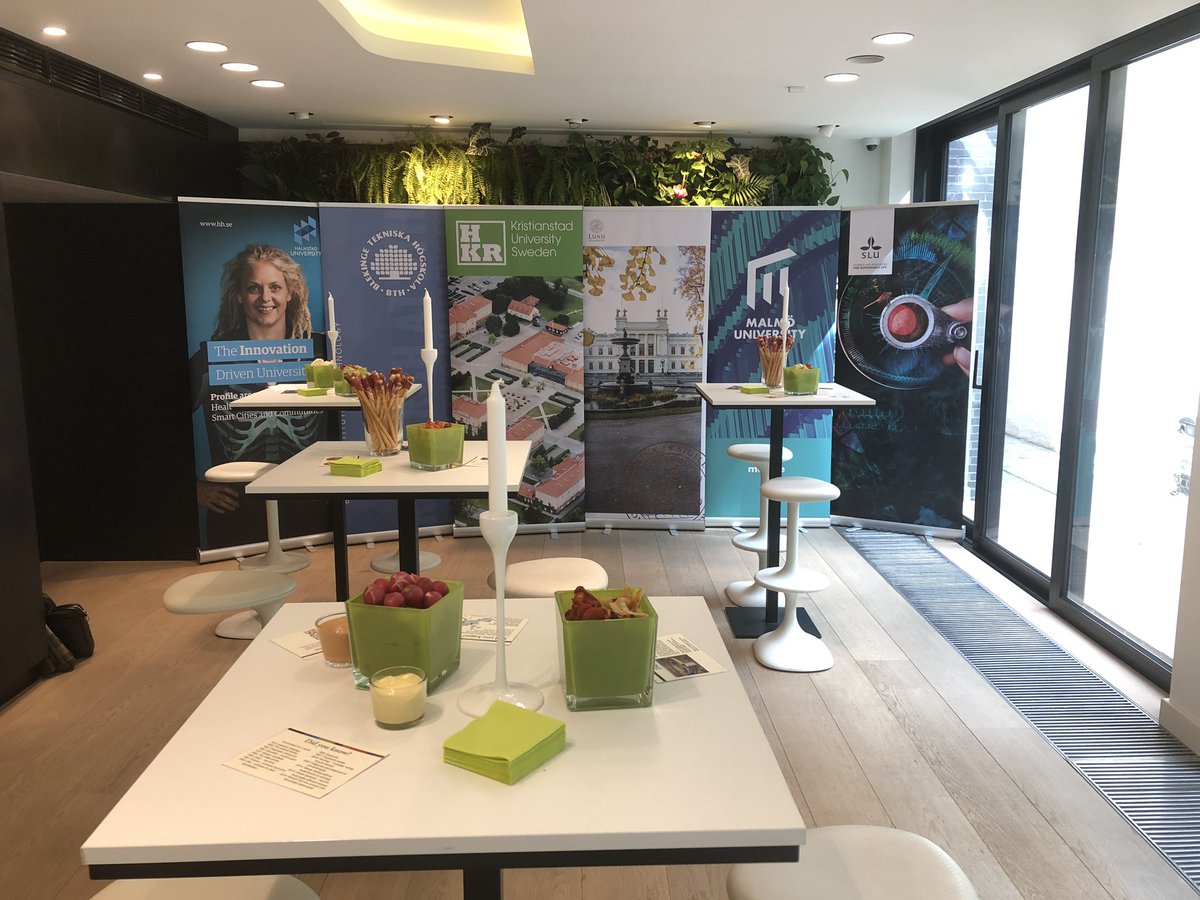 Looking forward to our Lärosäten Syd Brussels Alumni Networking Reception tonight in Nordic House. Expecting nearly 100 alumni from our six universities.