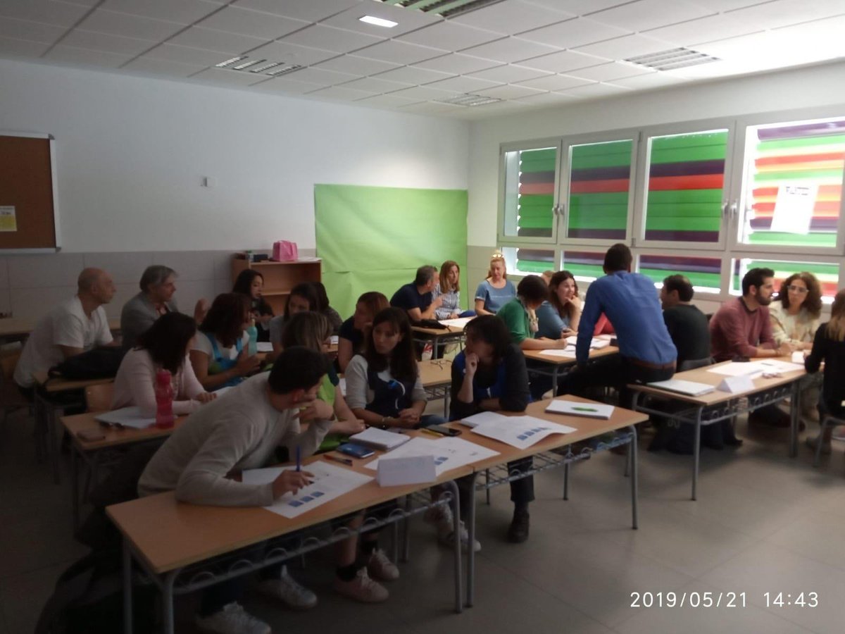 Hoy un claustro de profesores se ha incorporado a la sesión de codiseño de la aplicación Tiza de <a href="/ivanreyestena/">Iván Reyes Tena</a>.