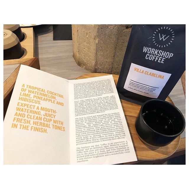 societycafe's tweet photo. Thanks to the wonderful @workshopcoffee for sending us this delicious Colombian Villa Clabelina. Made for a great pour over today with excellent tropical notes! 
#societycafe #oxford #oxfordcafe #workshopcoffee #specialtycoffee #coffee #cafe https://t.co/NSv0JvzlKK https://t.co/RFycqq4nLc