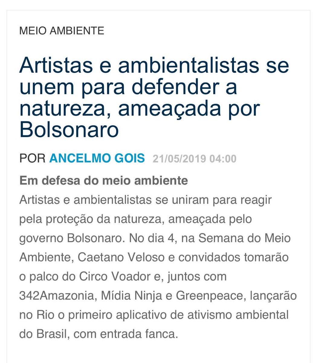 342Amazonia's tweet photo. Saiu no #AncelmoGois 👉🏽 Vem aí o lançamento do app @342amazonia! Dia 4/6 com show de @caetanoveloso e convidados no @circo_voador! Em breve instruções de como retirar seus ingressos gratuitamente para quem acessar o aplicativo 🌳💚

#342Amazonia #342Amazônia #CaetanoVeloso https://t.co/ErCQ8G6Oz3