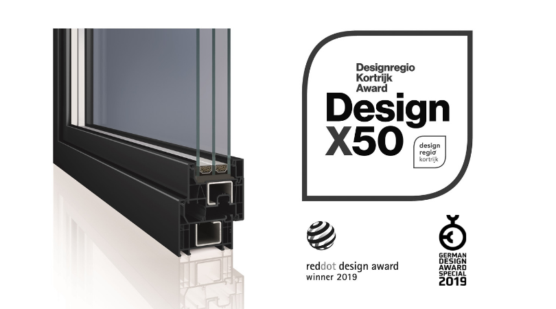 Deceuninck's tweet photo. Another win for our new design window profile. It’s sleek, from every point of view! #award #deceuninck #DesignX50 #reddot #GermanDesignAward https://t.co/NnVjKBpwWt