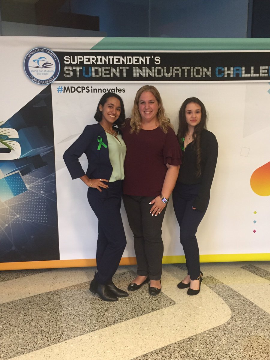 ValleReads's tweet image. Congratulations to Brianna &amp;amp; Gabriela from HGHS for presenting their initiative to establish mental health awareness at our schools. We are very proud to have you represent #HGHS #MDCPSinnovates #miamisup well done, ladies!