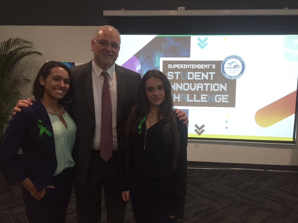 ValleReads's tweet image. Congratulations to Brianna &amp;amp; Gabriela from HGHS for presenting their initiative to establish mental health awareness at our schools. We are very proud to have you represent #HGHS #MDCPSinnovates #miamisup well done, ladies!