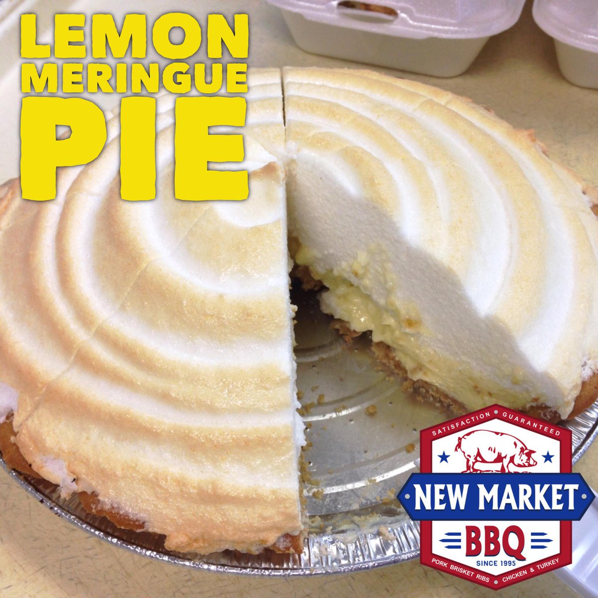 newmarketbbq's tweet photo. 🌟LEMON MERINGUE PIE is Back on the Menu @newmarketbbq🌟 Reserve Ahead Online at https://t.co/RoPBaqEIga Open Fri-Sat 11-7 Sun 11-4 #lemonpie #lemonmeringuepie #madefromscratch #newmarketbbq #albbqtrail #destinationbbq #weekenddestination #bbqdestination #ihearthsv #dinehsv https://t.co/Z8cN6vLvcp