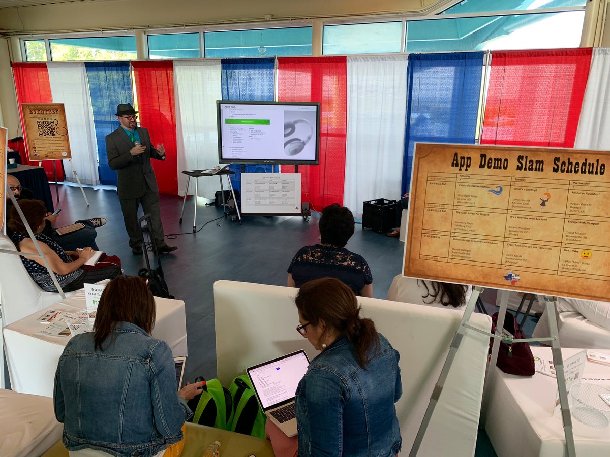 RegionOneESC's tweet photo. We also have breakout sessions and workshops going on throughout the day.
Be sure to visit our Makey Techy Corral and check out the hands-on activities we have for you!
#DontMessWithTechnology19 https://t.co/54XeIP04Vg