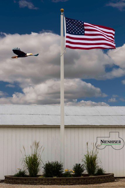 Farmstead Flag west central IL ⁦@maxarmstrong⁩ #farmpride