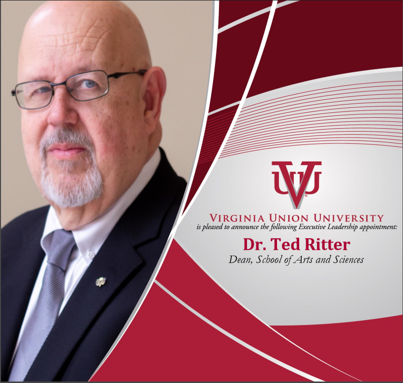 VAUnion1865's tweet photo. Please join us in extending a hearty congratulations to the new Dean for the School of Arts and Sciences at Virginia Union University, Dr. Ted Ritter. Click here to view more: https://t.co/I5Plr4zQSf https://t.co/0L5khM6tpv