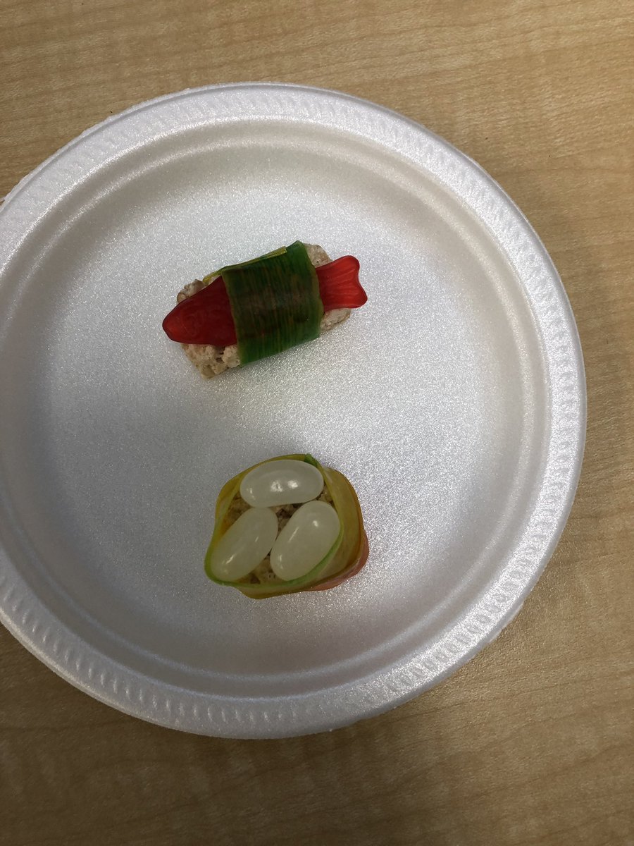 Getting ready for EQAO by making candy sushi in the Learning Centre <a href="/ArdaghBluffsPS/">Ardagh Bluffs Public School</a> <a href="/mmearmstrong1/">Mme Armstrong</a> <a href="/SCDSB_Schools/">Simcoe County District School Board</a>