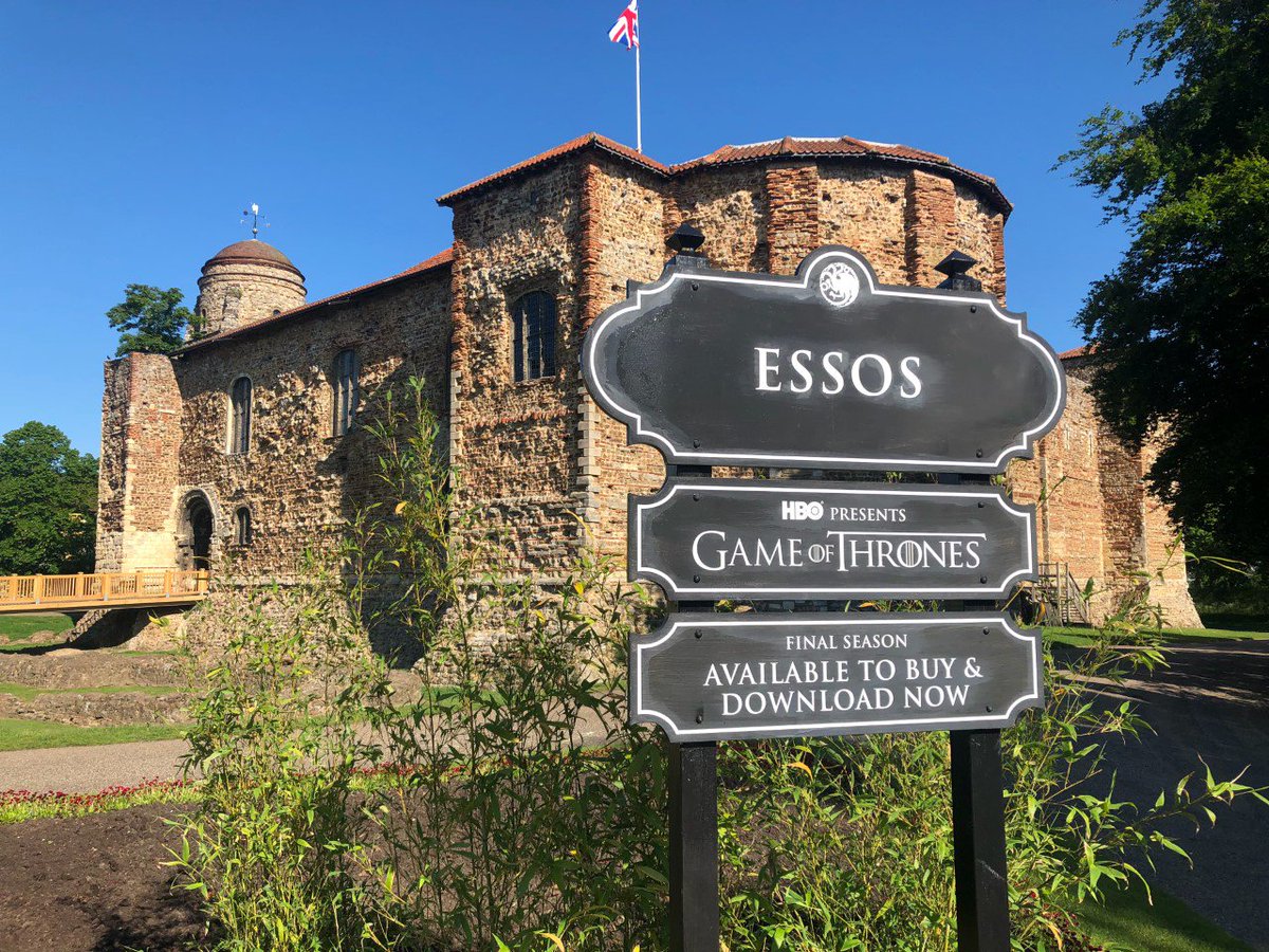 VisitColchester's tweet photo. From dragons to warrior queens, sieges to destroyed cities, we've picked ten not-at-all-tenuous links between #Colchester and #GameOfThrones.
https://t.co/ikMMR9FCDm | #GoTTakeover https://t.co/lQhfO8KcbC