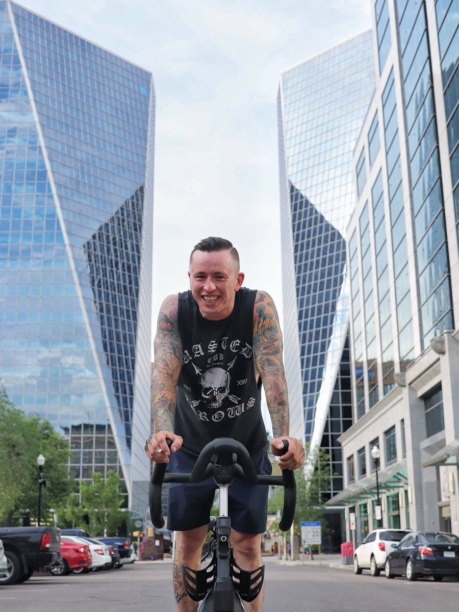 ICYMI: Breaking the cycle: Andrew Shanks rides a bike at <a href="/wheelhousecc/">WHEELHOUSE</a> every day. For him, it's a key part of helping him stay sober .bit.ly/2HuUEK8