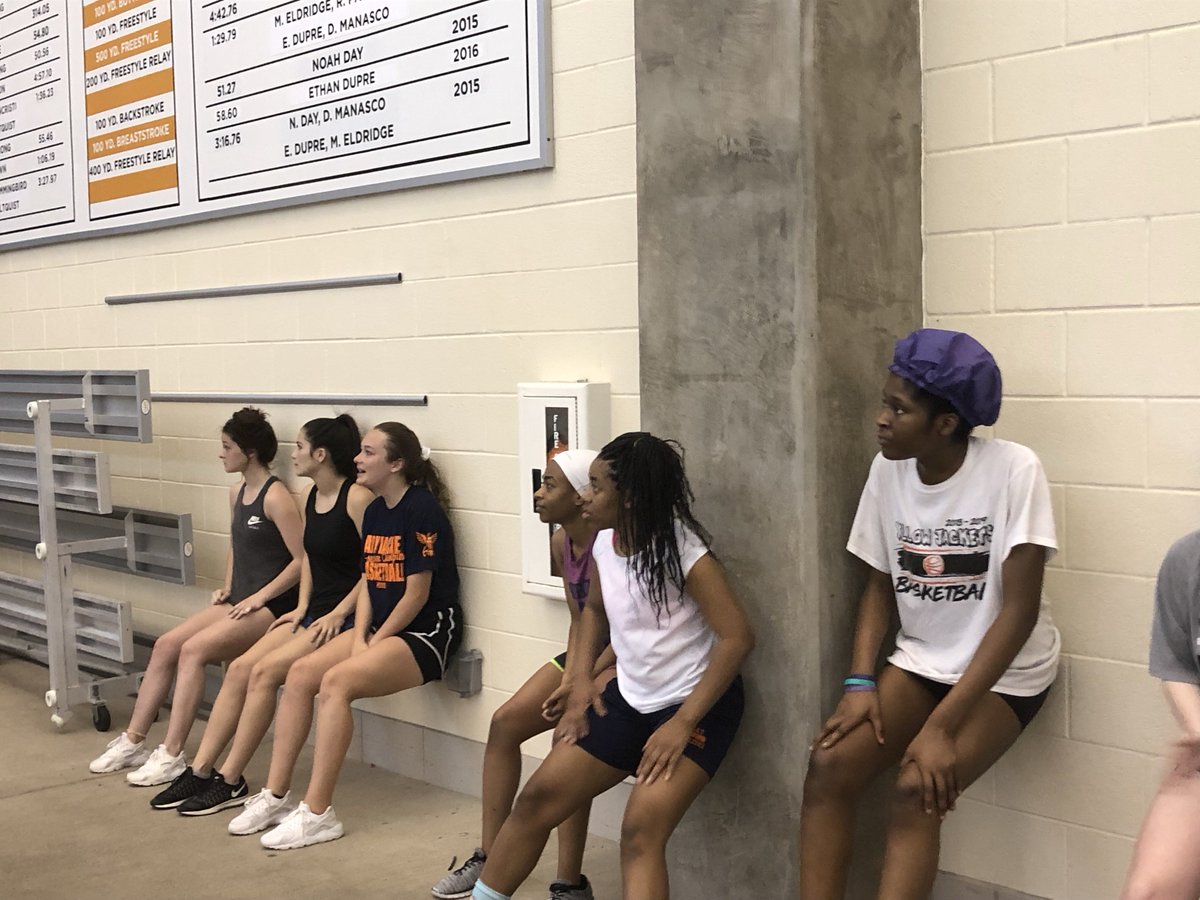RHSLadyJackets's tweet photo. The Lady Jackets love to swim!! #BootCampWeek #JFND https://t.co/bBkNrJsP3g