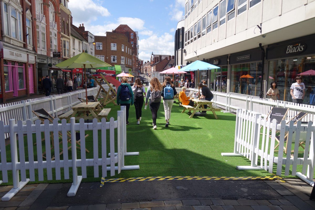 Shrewsbury (@thebearsteps) on Twitter photo You can now ....”Shop till you drop in Shrewsbury”
A great new pocket park by the New Market
Just think if we had the Centre of Shrewsbury pedestrianized
This is how it could look and no pollution <a href="/OriginalShrews/">Original Shrewsbury</a> #shrewsbury #Shropshire You can now ....”Shop till you drop in Shrewsbury”
A great new pocket park by the New Market
Just think if we had the Centre of Shrewsbury pedestrianized
This is how it could look and no pollution <a href="/OriginalShrews/">Original Shrewsbury</a> #shrewsbury #Shropshire