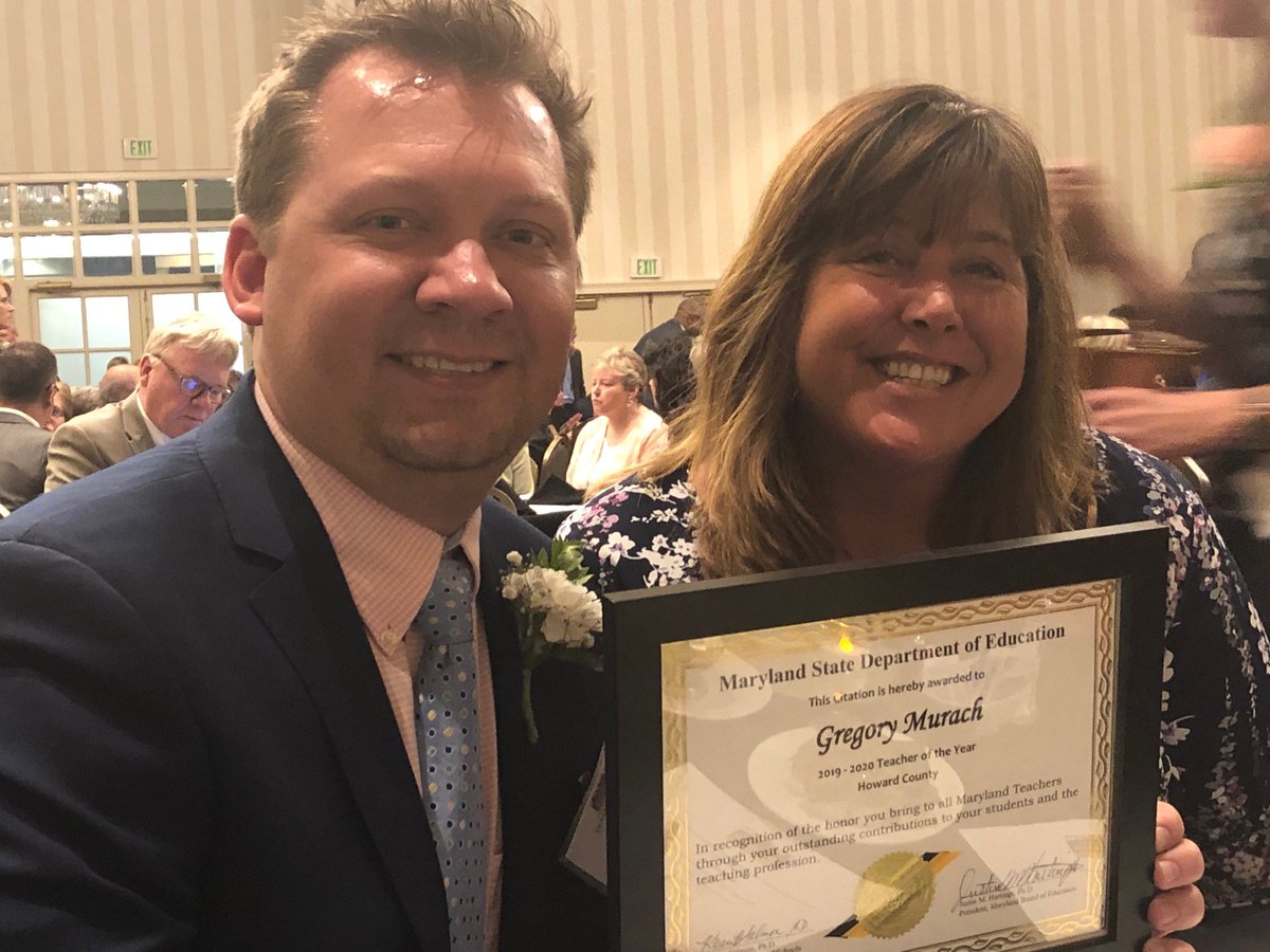 Dibblista's tweet photo. Honoring our HCPSS MSDE Teacher of the Year Nominee ⁦@HCPSS⁩ ⁦@hcpss_mhhs⁩ ⁦@hcpss_smil⁩ https://t.co/3RxJKRx32N