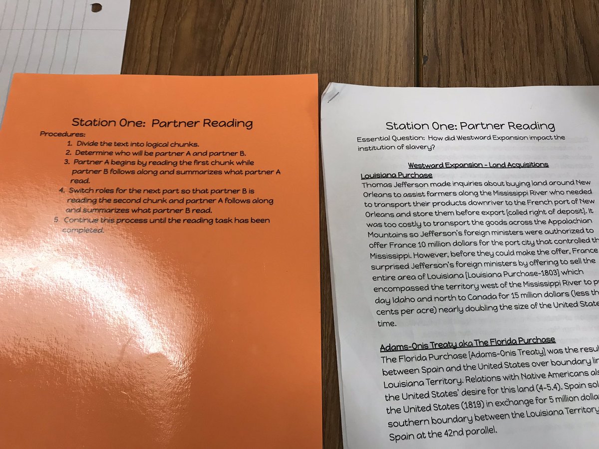MsAsuggs's tweet photo. Trying a new strategy called collaboration carousel, where we- my students and I are learners together- they will give me constructive feedback on the stations as well as dig deeper into Westward Expansion and its impact on the Civil War. #lexleads , #Lex1Literacy #lex1empowers # https://t.co/L8cYY8b782