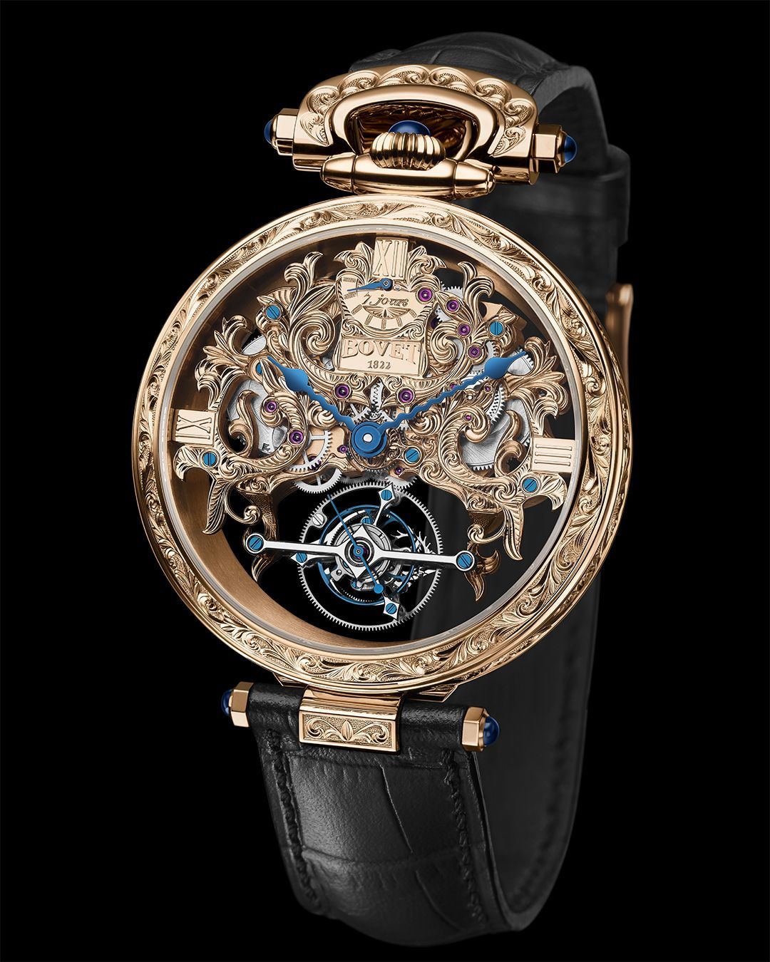 BOVET on X Set in the Amadeo case the Fleurier Amadeo features a double movement empowered by a 7 day power reserve tourbillon carefully designed by the craftsmen of BOVET 1822. bovet bovet1822