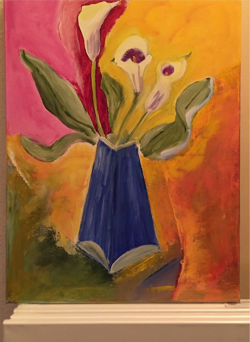 At number 26 on the Penge Art Trail map, DESIGNER DRAPES, you can appreciate MARILYN NICOLSON's paintings derived from her memory. #art #se20 #penge #painting #illustration #bromley #sydenham #beckenham #crystalpalace