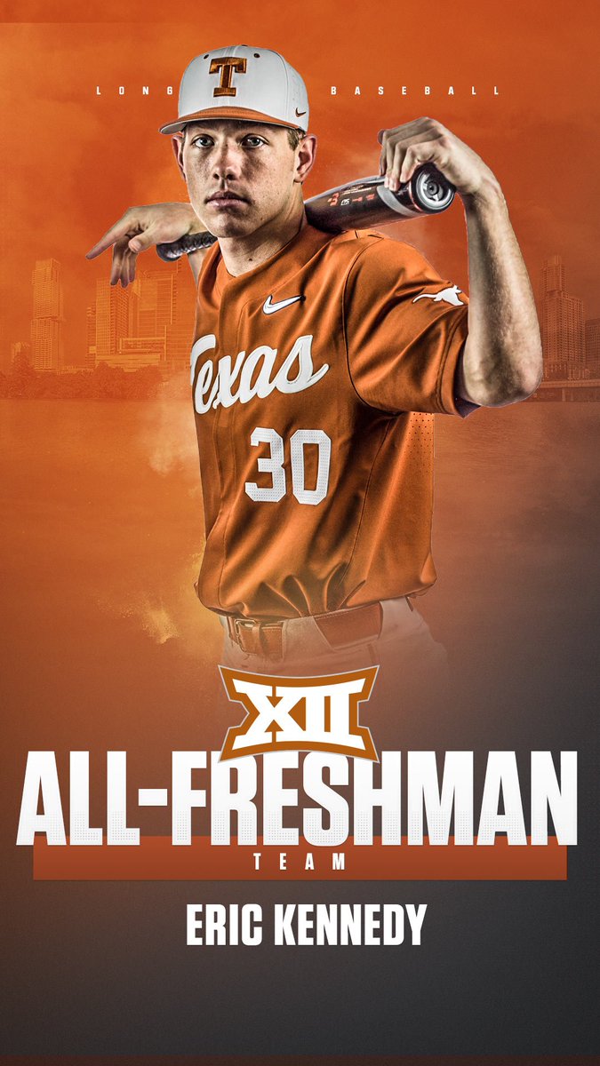 TexasBaseball's tweet photo. Led by @bryce_elder13, the Horns placed 6️⃣ on the All-Big 12 Conference teams.

https://t.co/cYguC9CtNt

#HookEm 🤘 https://t.co/tJgicAAuwC