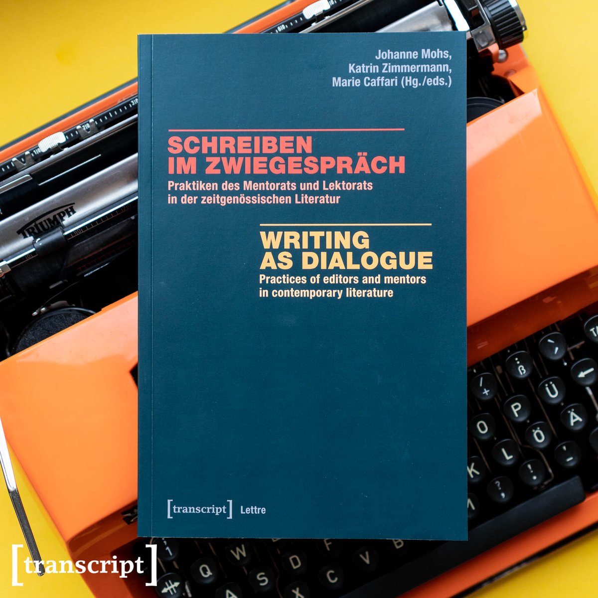transcriptweb's tweet image. transcript-verlag.de/978-3-8376-407…
#Lektorat #Mentorat #Editing #Mentoring #WritingProcess #Literatur #Schreibprozess #Autorschaft #Dialog #Literature #GeneralLiteratureStudies #TheoryofLiterature #MediaAesthetics #LiteraryStudies #transcriptverlag
// bit.ly/transcriptagram