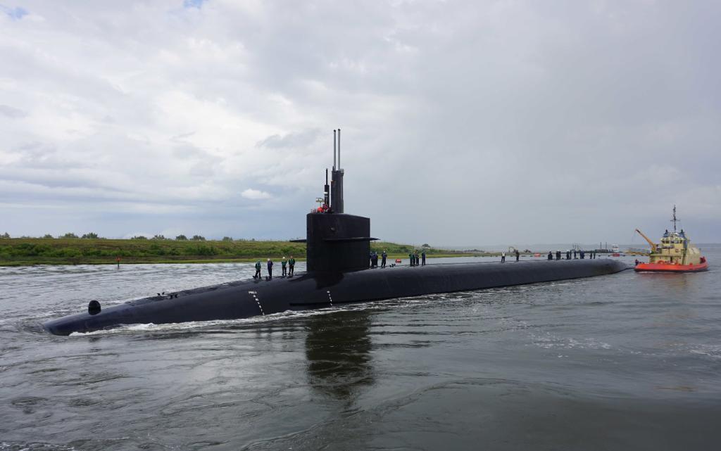 Welcome home, shipmates! #USSRhodeIsland returned to Naval Submarine Base Kings Bay following a successful test flight of an unarmed Trident II D5 missile. #NavyLethality