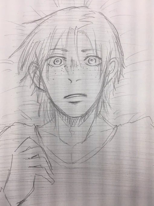 髪下ろしドッピオくん描いたら誰これ状態 
