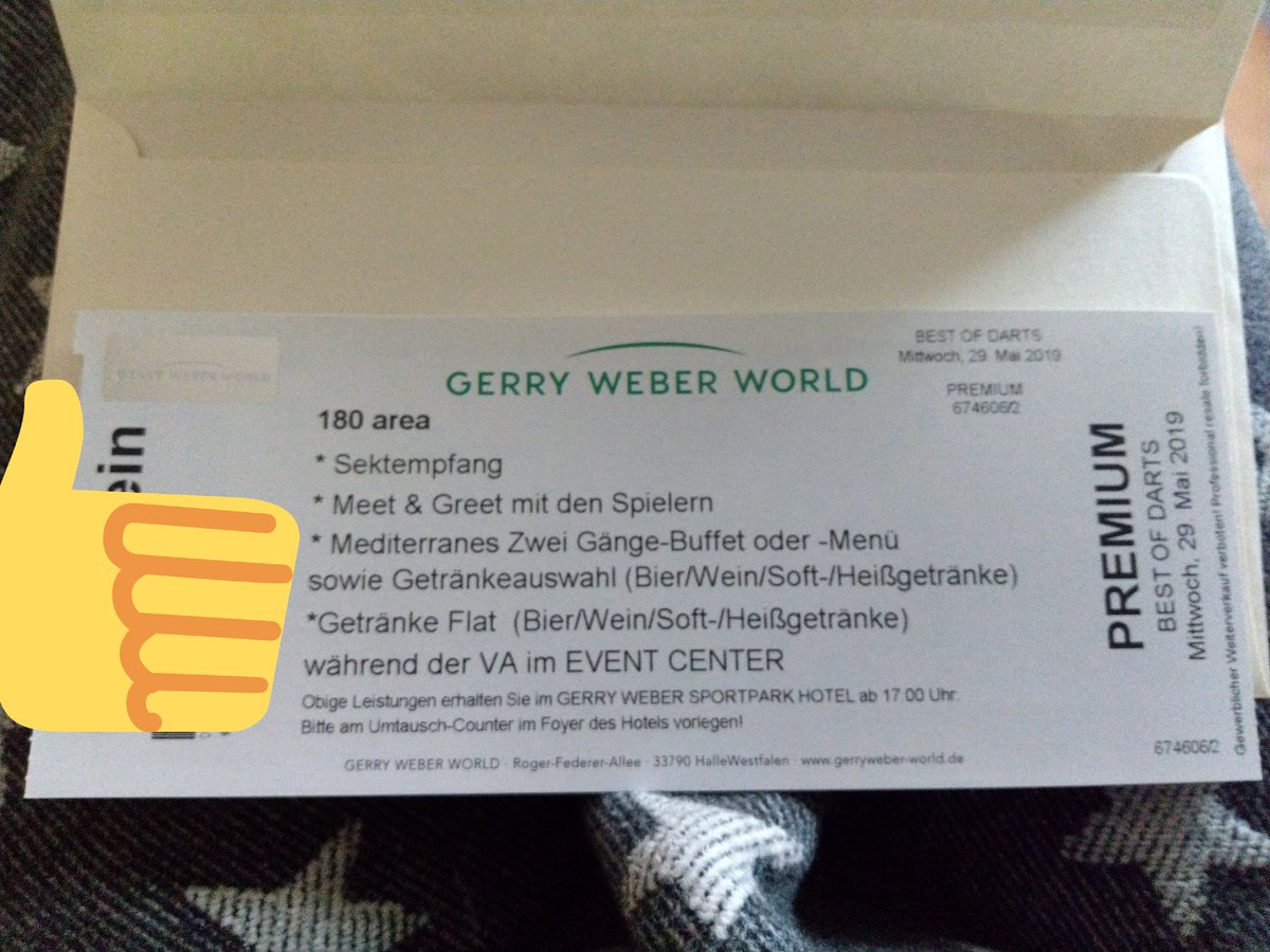 _butterblume170's tweet image. YEEEEESSSSS♥️🎯Noch zur Post gefahren, Einschreiben abgeholt! Sie sind da!!!! I'm soooo happy. #GerryWeber #BestofDarts #VIP180  😍😍😍