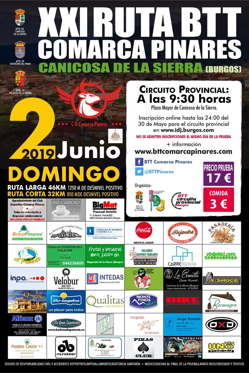 burgosenrutabtt's tweet photo. IMPORTANTES NOVEDADES EN COMARCA PINARES BTT https://t.co/ATY95Yd7W1 https://t.co/wwWGIYXKWt