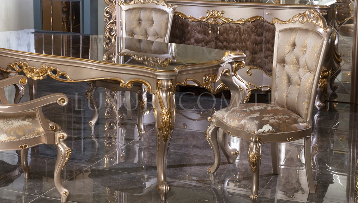 LuxuryLineFurn1's tweet photo. Luxury Selçuklu Classic #DiningRoom Set

We design classic Turkish #luxuryfurniture and our products have handmade details. Would you like to buy luxury furniture from Istanbul?
WhatsApp: +90 (505) 165 9787
https://t.co/RaKLcjICji
#furnituredesign #interiodesign #turkishfurniture https://t.co/smhmI95hBN