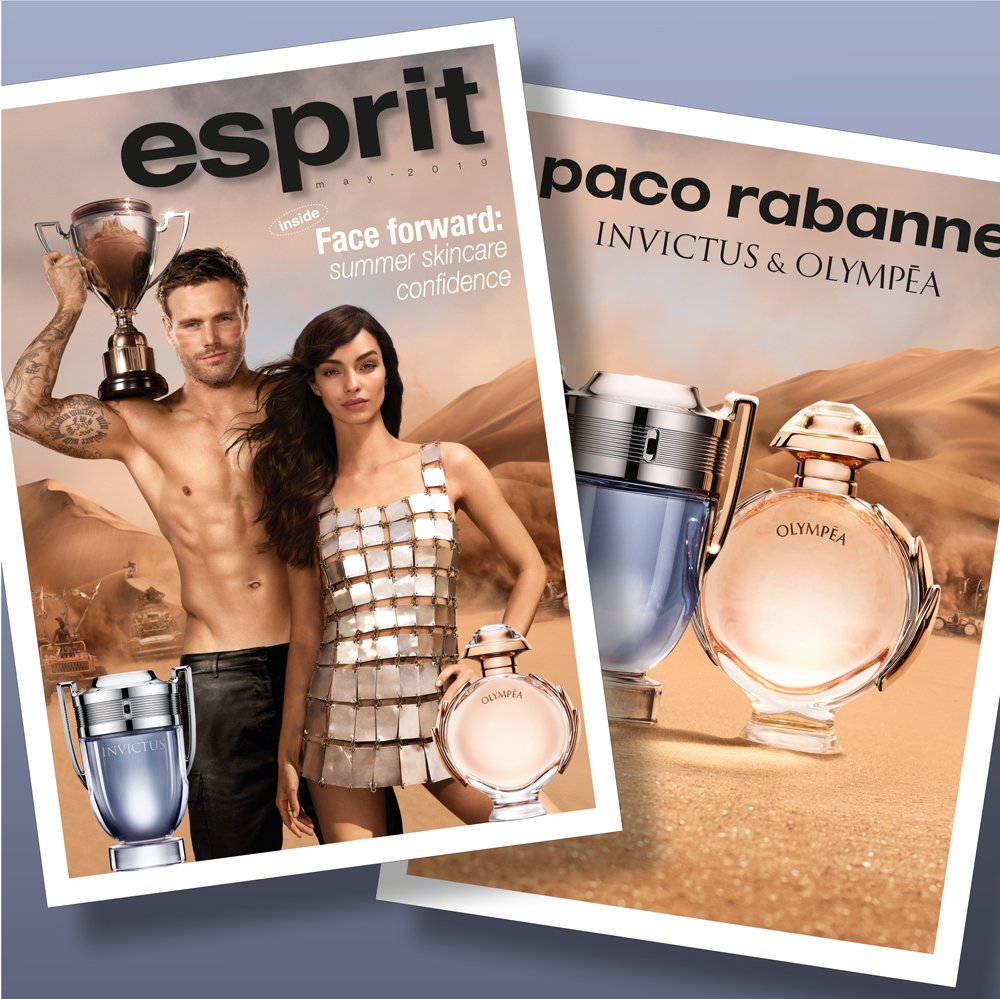 Latest issue out NOW featuring the new amazing Invictus Legend &amp; Olympea Legend #fragrances by <a href="/PacoRabanne/">Rabanne</a>. We also feature Father's Day as well as a #skincare article with options for that perfect summer #Skin!
A fab read!
#invictuslegend #olympéalegend esprit-magazine.co.uk
