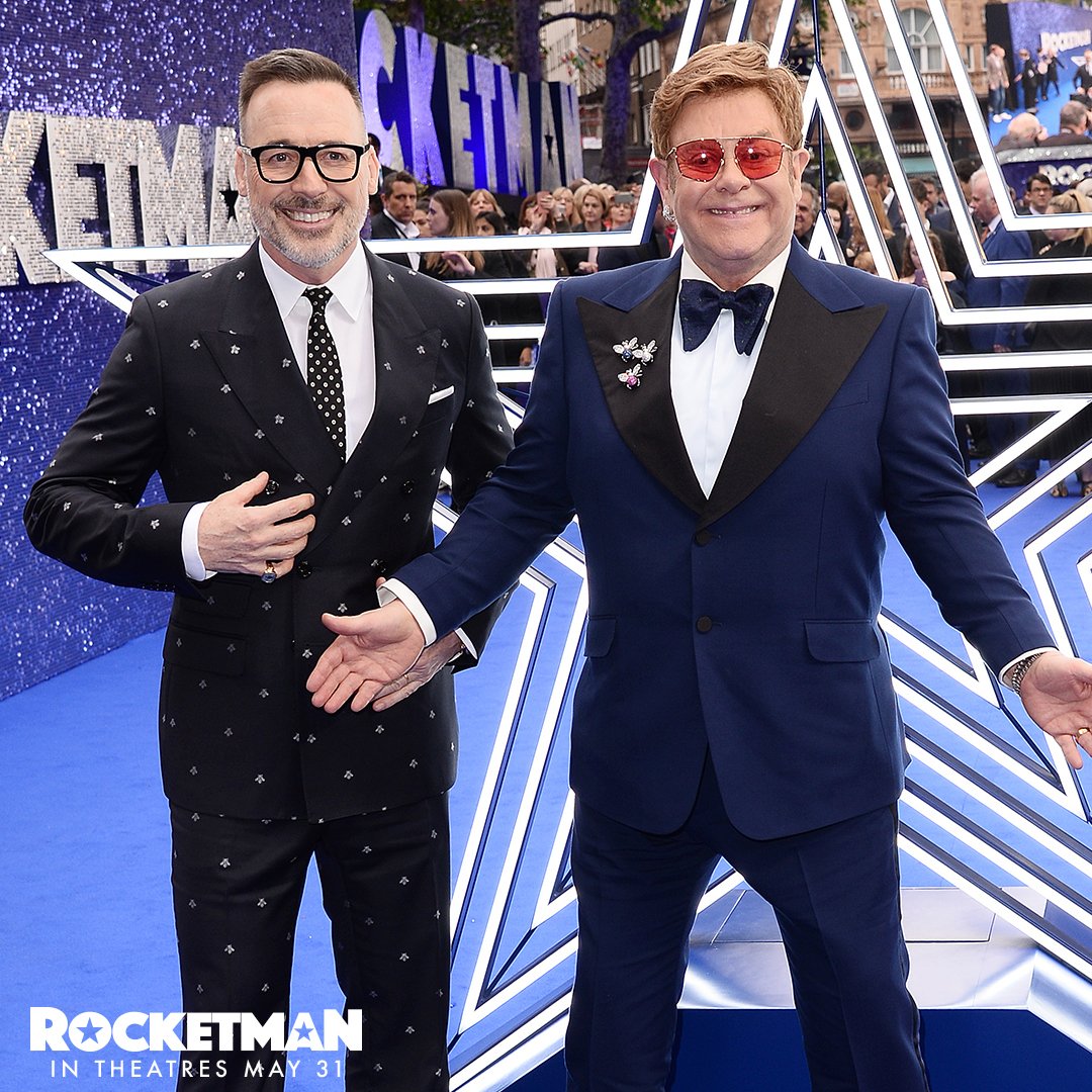 rocketmanmovie's tweet photo. #Rocketman touched down in London at yesterday's premiere! https://t.co/JIMkA3B4QQ