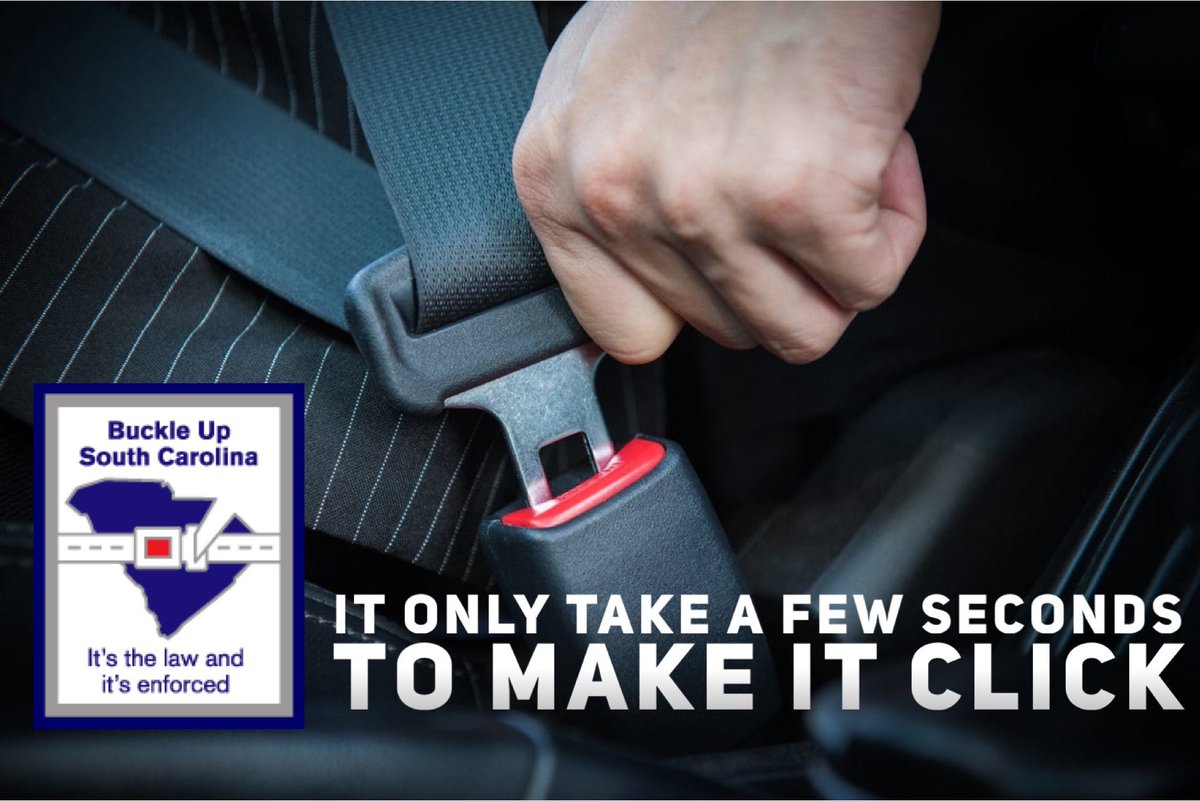For the next two weeks, officers across South Carolina will be focusing efforts on seat belt enforcement during our annual Buckle Up South Carolina campaign. Remember... #ClickItOrTicket  #BuckleUpSC <a href="/CharlestonPD/">Charleston P.D.</a>