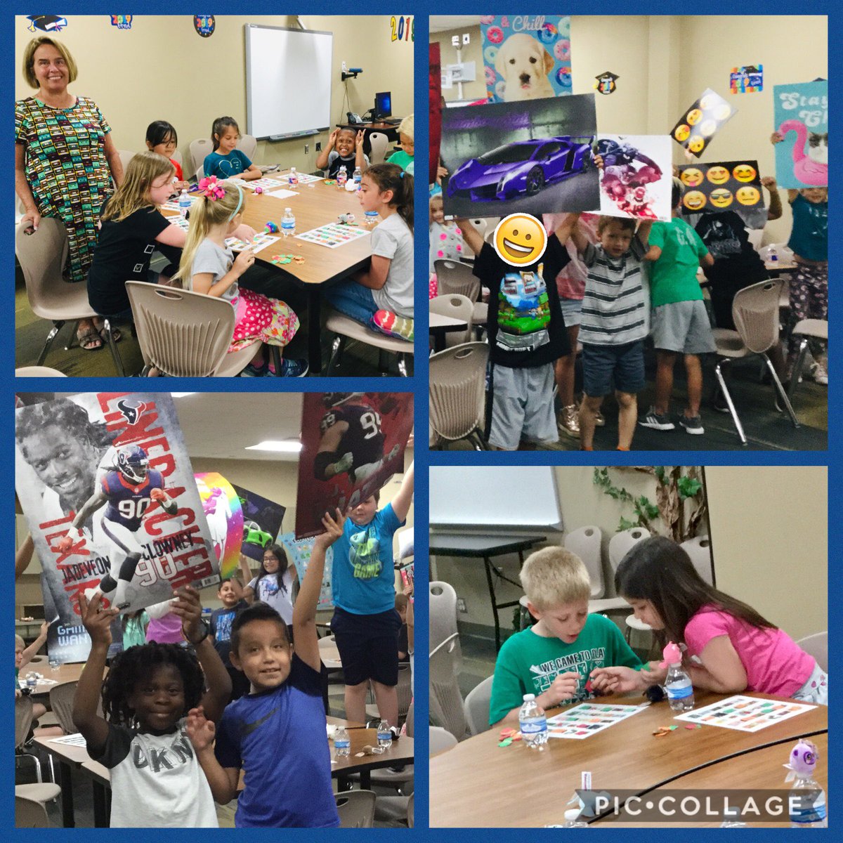 Had a blast celebrating with my super reading first graders! Ice cream, book bingo, and prizes — what a terrific way to end the year! #cecheetahs ⁦@cclark1stgrade⁩