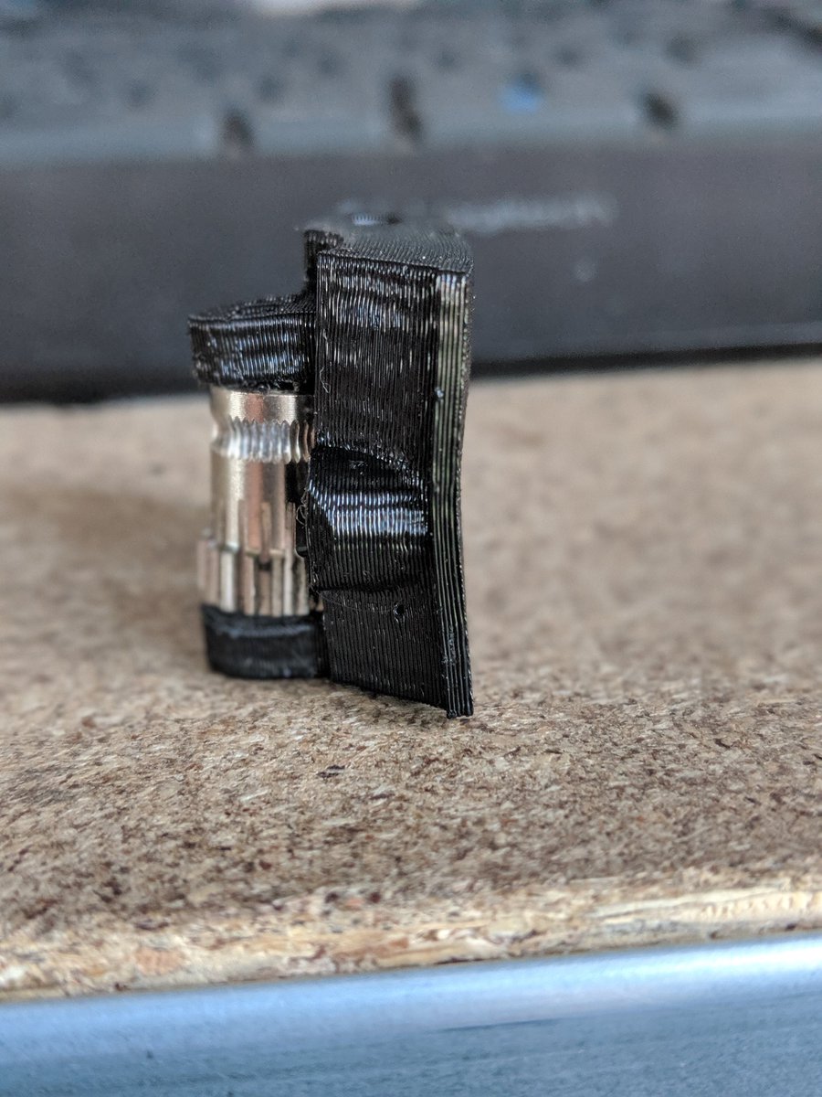 Not sure what petg <a href="/Prusa3D/">Prusa3D</a> use but it does not like my enclosure. #beyondwarped #3dprinting