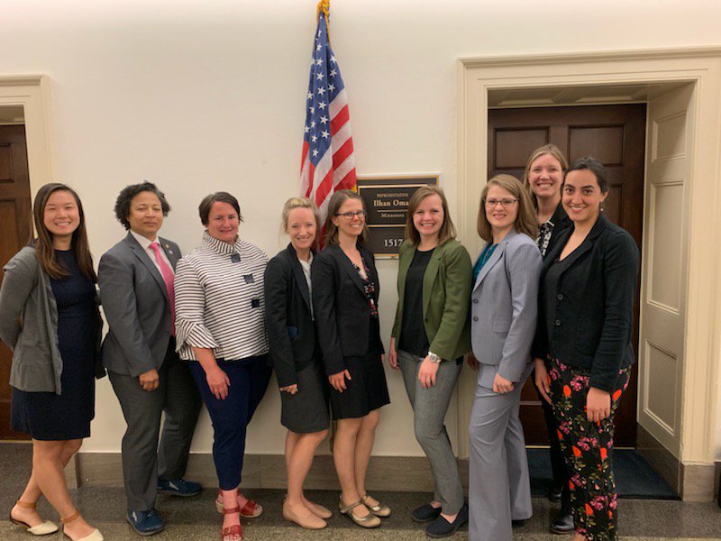 annedoeringMD's tweet image. Thanks @Ilhan for supporting family medicine, teaching health centers, gun violence prevention. #FMAS19 #MAFPAdvocacy
