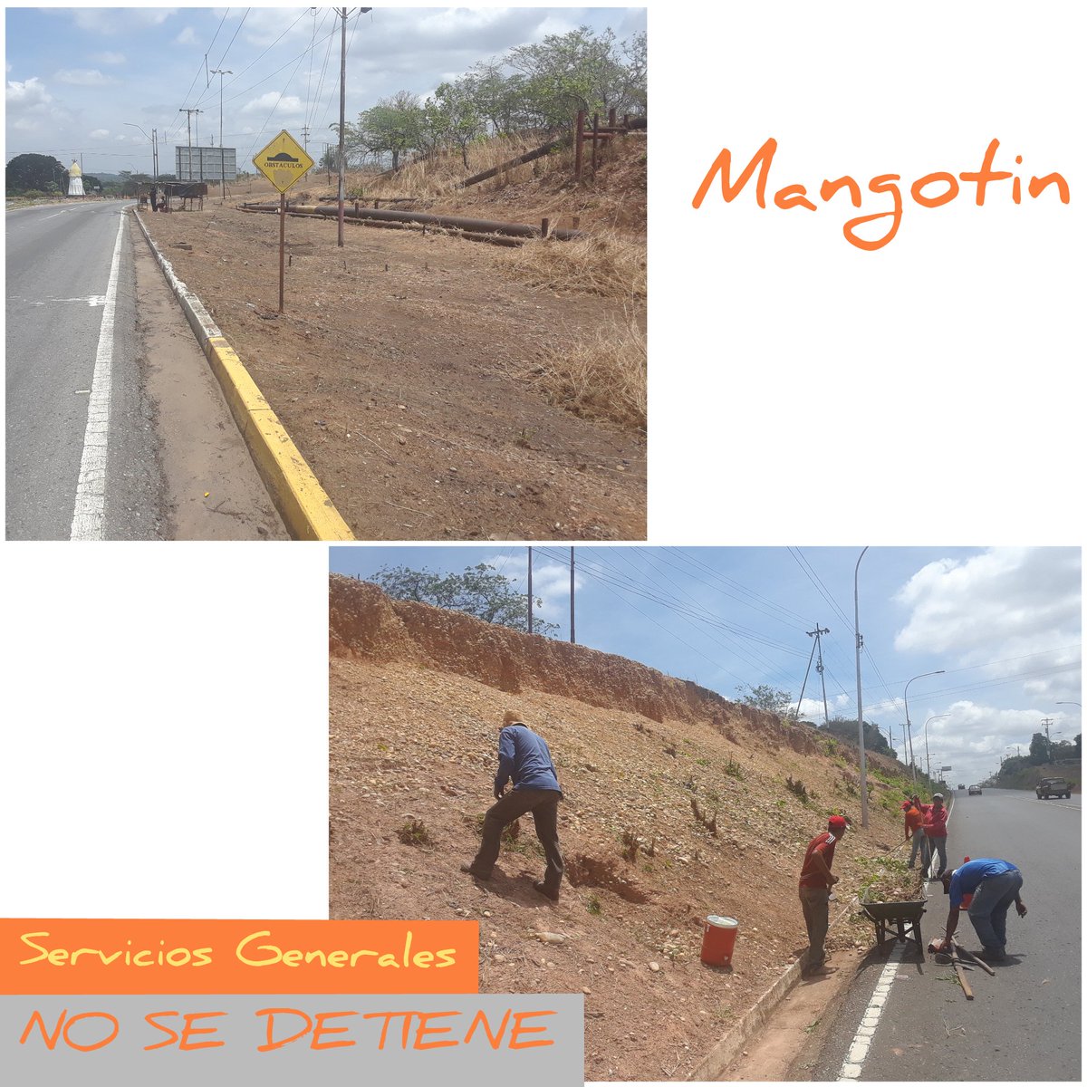AbacheDavid's tweet photo. Alcaldia de Zamora a través de las cuadrilla de #MiPuebloQuerido continua mantenimiento redoma virgen del valle #Mangotin #PuntaDeMata #Monagas @dcabellor @Raul_Brazon @NicolasMaduro @yelitzePSUV_ #ZamoraSomosTodos https://t.co/ej0aQ0qpVZ