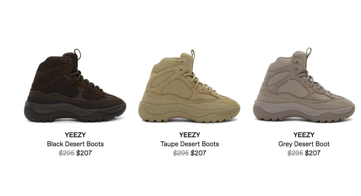 yeezy boots colors