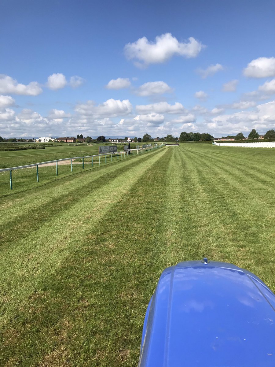 Good couple of days <a href="/HerefordRaces/">Hereford Racecourse</a> scarifying the course #stripes <a href="/iestynjohn/">Iestyn John</a> <a href="/libbyclerk/">Libby O'Flaherty</a>
