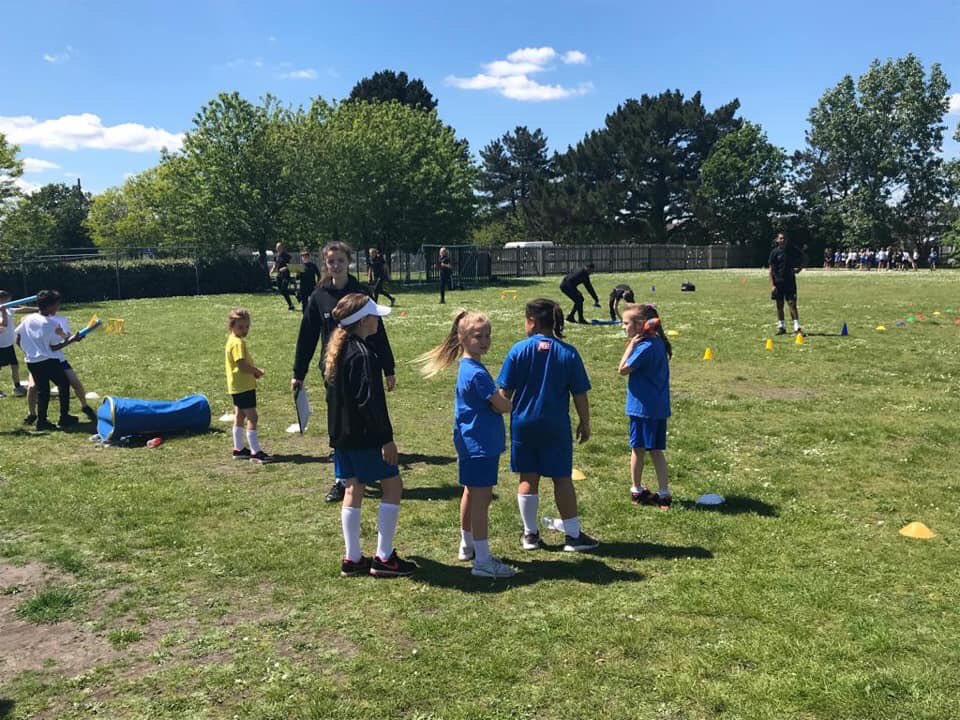 LeAF_Studio's tweet photo. Well done to the Sports Academy’s Year 10 students who helped run and organise a fantastic Sports Day in the sunshine at @ManorsidePoole. A great way to develop coaching skills for the future! #TeamLeAF #TeamAAT https://t.co/GKPNSkpZuA