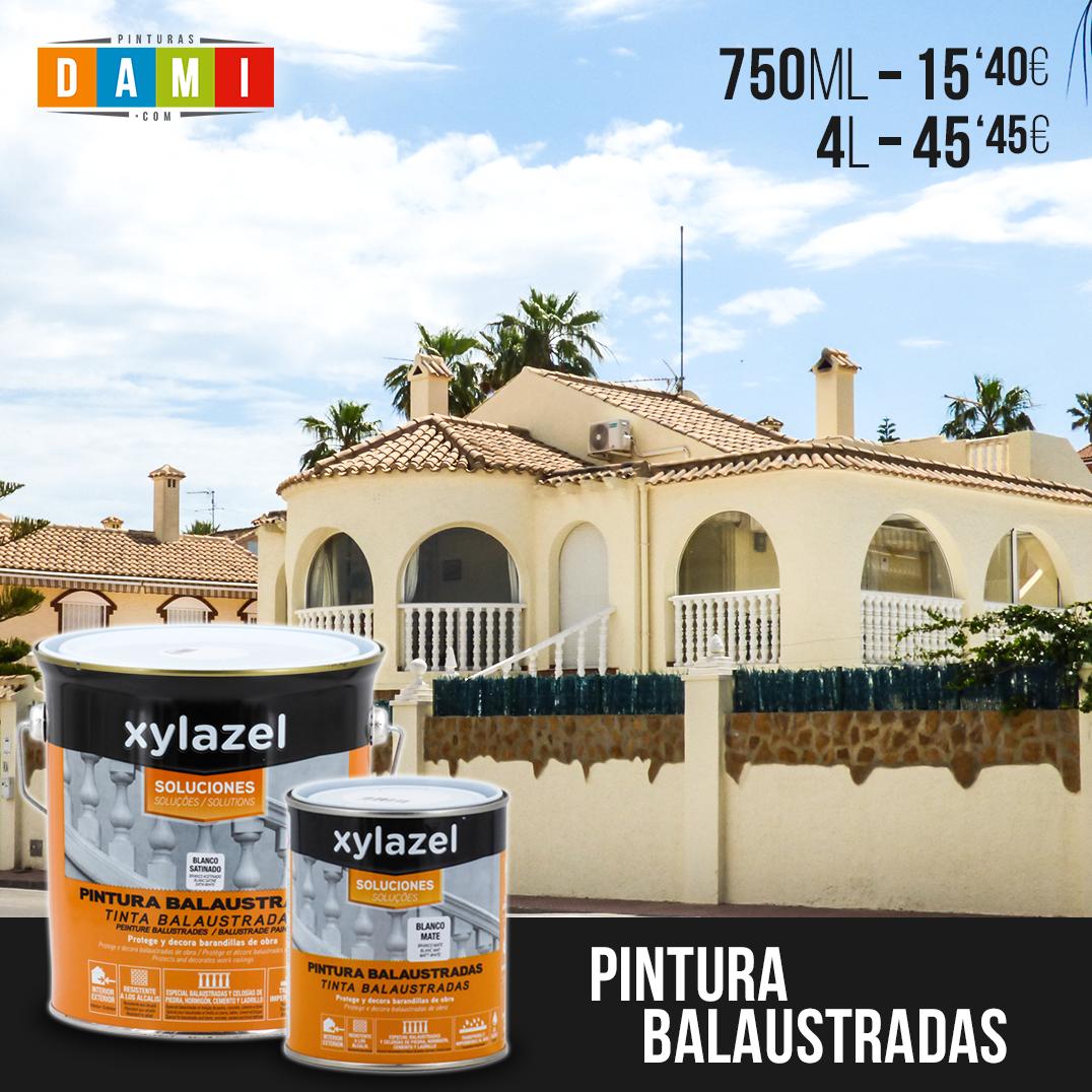 Pinta y renueva tu #balaustrada con nuestra #Pintura especial #Xylazel. No se agrieta ni se escama. Tu balaustrada quedará totalmente impermeable al agua.
bit.ly/2QbSGB0
#PinturasDami #PinturaBalaustradas #TiendaDePinturas #PinturaOnline  #decoración #Hogar
