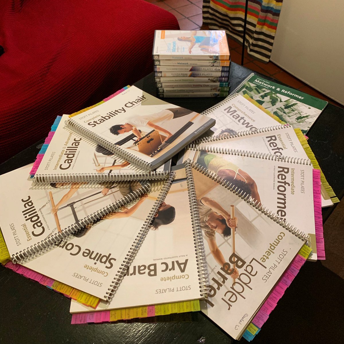 WhortonTraining's tweet photo. Don’t think my brain can absorb any more information! Now to hope the nerves don’t kick in too badly and that tomorrow goes ok... STOTT Pilates Full Certification here I come! 😳 #STOTTPilates #ExamTime https://t.co/UWW9Ad4AMf