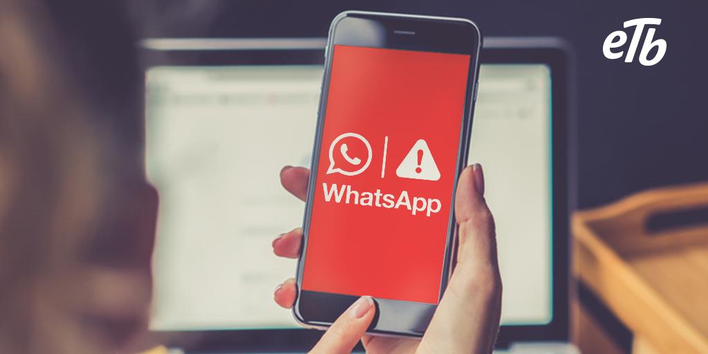ETB's tweet photo. ¡Actualiza tu versión de WhatsApp! Falla de seguridad en la app tendría en riesgo tus datos. #MartesTech https://t.co/gACAfzlcpC https://t.co/9b3RtbacTm