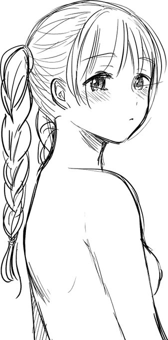 三つ編みが好き 