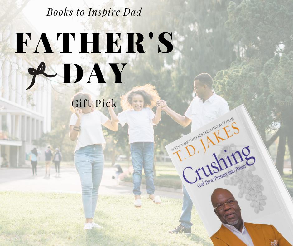BishopJakes's tweet image. Fathers are often the unsung hero. Give him a gift that will inspire him and show him how much he means to you! Order a copy of Crushing today from the @FaithWords Father’s Day Gift Guide: bit.ly/FaithwordsFath… #ItCrushedMe