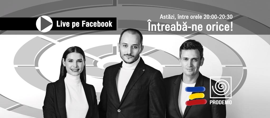 Prima sesiune “Întreabă-ne orice”, în direct pe Facebook. 
Astăzi vorbim despre sclavia modernă cu Ioana Picoș Făgădaru și Gabriel Dobraniș, candidați PRODEMO la alegerile din 26 mai.
#PRODEMO #DemnitateNationala #Meritocratie

prodemo.ro
catalinivan.ro
