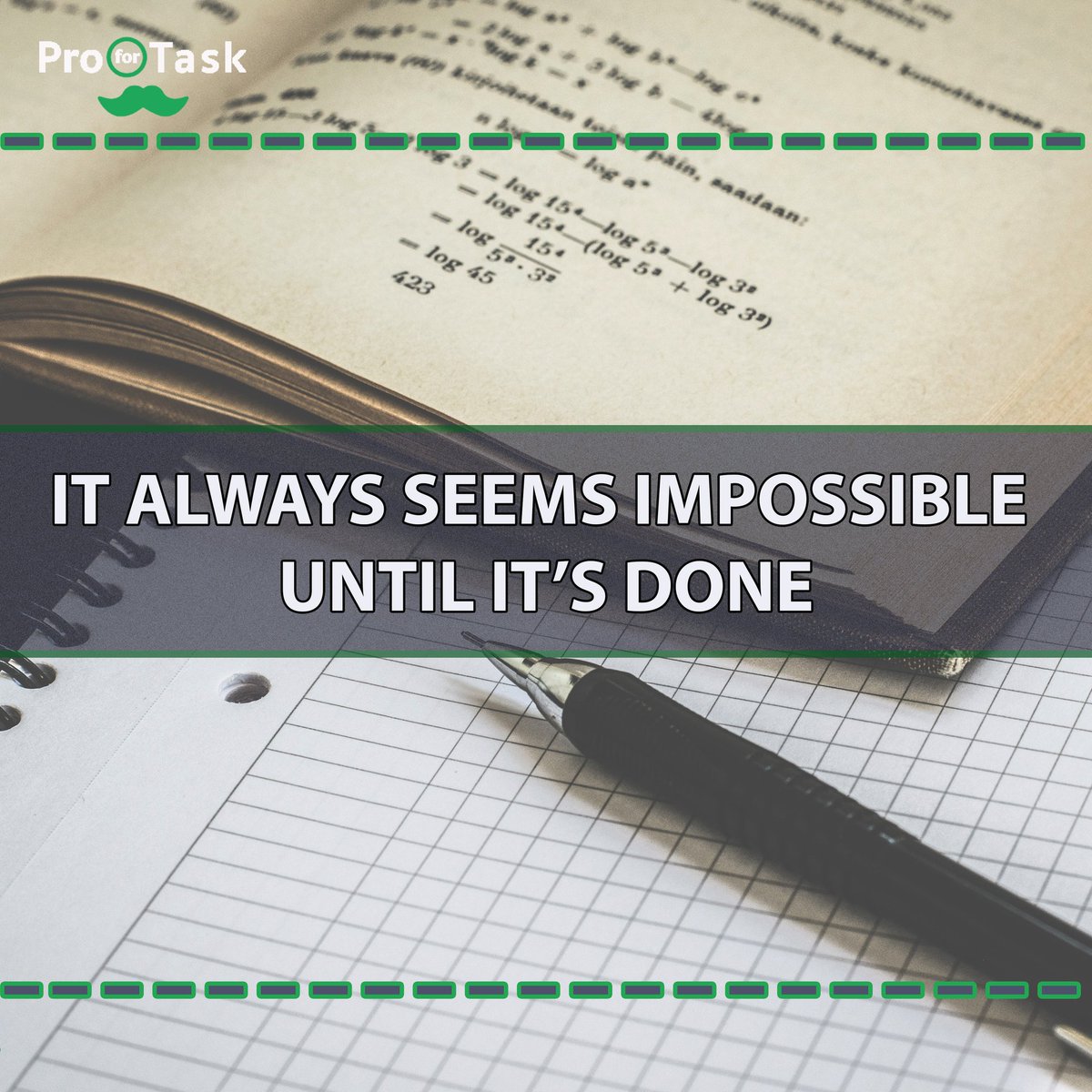 ProForTask's tweet photo. Completing your paper is not an impossible task 😎

#motivation #inspiration #education #students #learning https://t.co/ylfErj5NC1