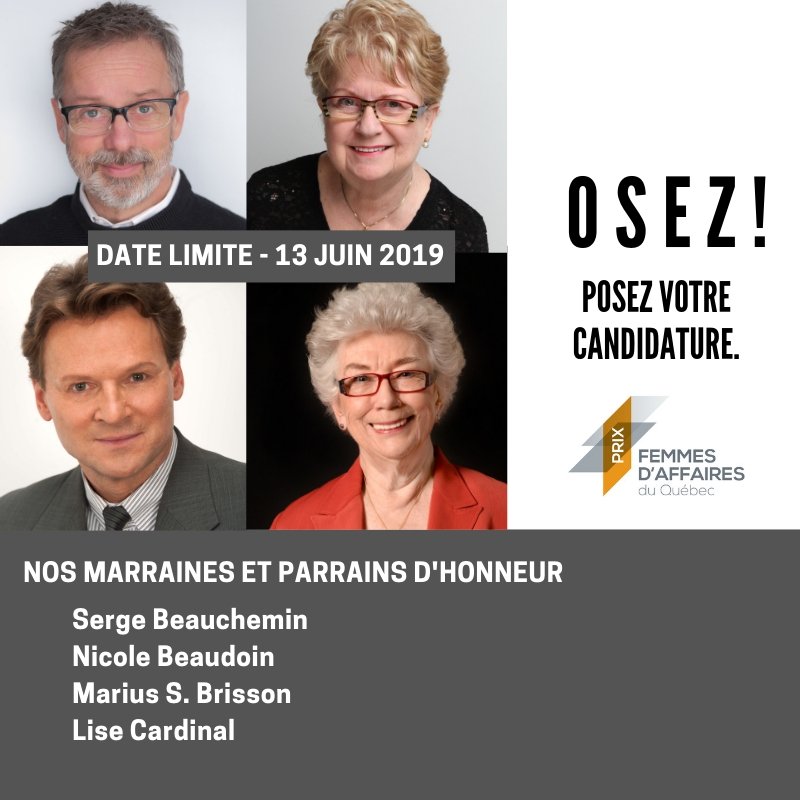 PFAQ's tweet image. Vous avez du leadership et un dynamisme qui se démarquent? 
Foncez... Osez!
Poser votre candidature, c'est le meilleur investissement que vous puissiez faire pour vous! Inutile d'attendre le 13 juin... 😉
bit.ly/2MZmSwa)