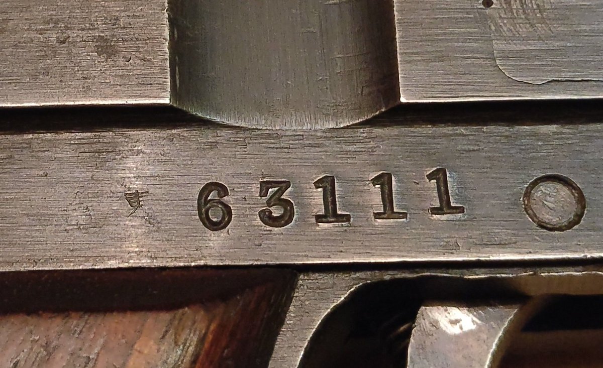 In total, 71,000 Type 94 were produced and this being serial number 63111 makes it one of the last. The number 19 stands for Emperor Hirohito's 19th year as Emperor, which in our calendar makes it 1944. 10 denotes 10th month therefore it was made in October 1944.
